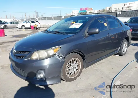 2011 Toyota Corolla S from USA, damaged, VIN 2T1BU4EE8BC623285